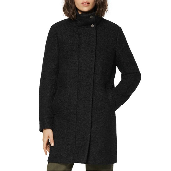 Marc New York Verda Boucle Coat Black Wool Size Small NEW - Picture 1 of 11